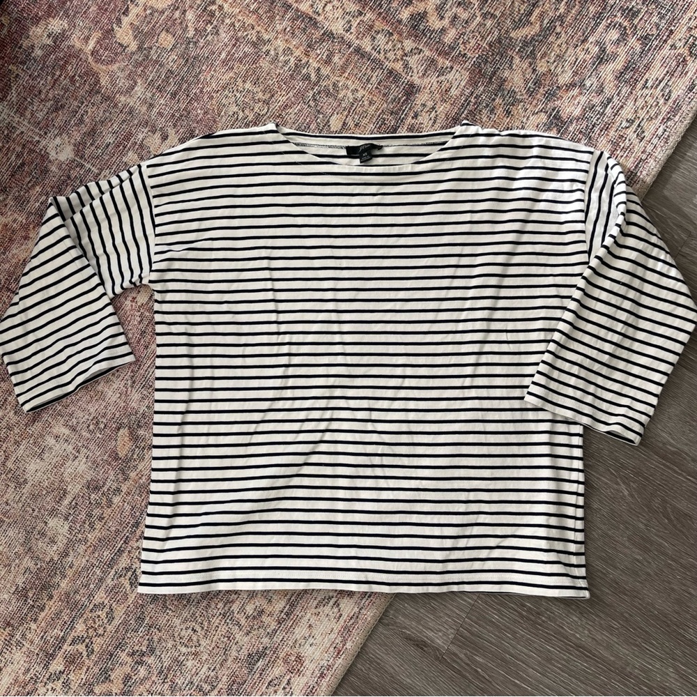 J. Crew Striped Blouse